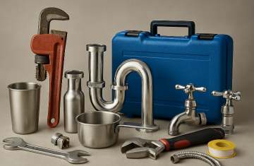 Professional plumbing tools and pipe installation equipment in Pretoria